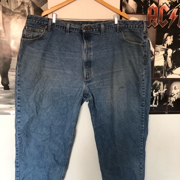 carhartt relaxed fit plus sized men’s jeans 52x30 - Picture 1 of 8